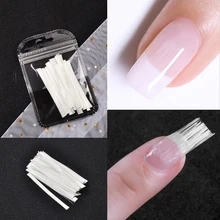 3g 26 pces/6g 20 pces fibra de vidro extensão do prego fibra de vidro fibra de unhas conjunto de extensão de seda prego falso unhas acrílico dicas salão de beleza(China)