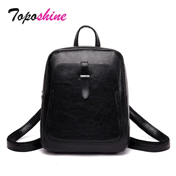 Toposhine 2019 New Women Backpacks Solid Small Zipper Women Bags Black Color Ladies Shoulder bags Drop Shipping Girls Bags
Toposhine 2019 New Women Backpacks Solid Small Zipper Women Bags Black Color Ladies Shoulder bags Drop Shipping Girls Bags