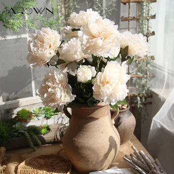 JAROWN Artificial Big Peony Flower Branch Simulation Silk Fake Flower For Wedding Decorative Home Office Store Decoration 
JAROWN Artificial Big Peony Flower Branch Simulation Silk Fake Flower For Wedding Decorative Home Office Store Decoration