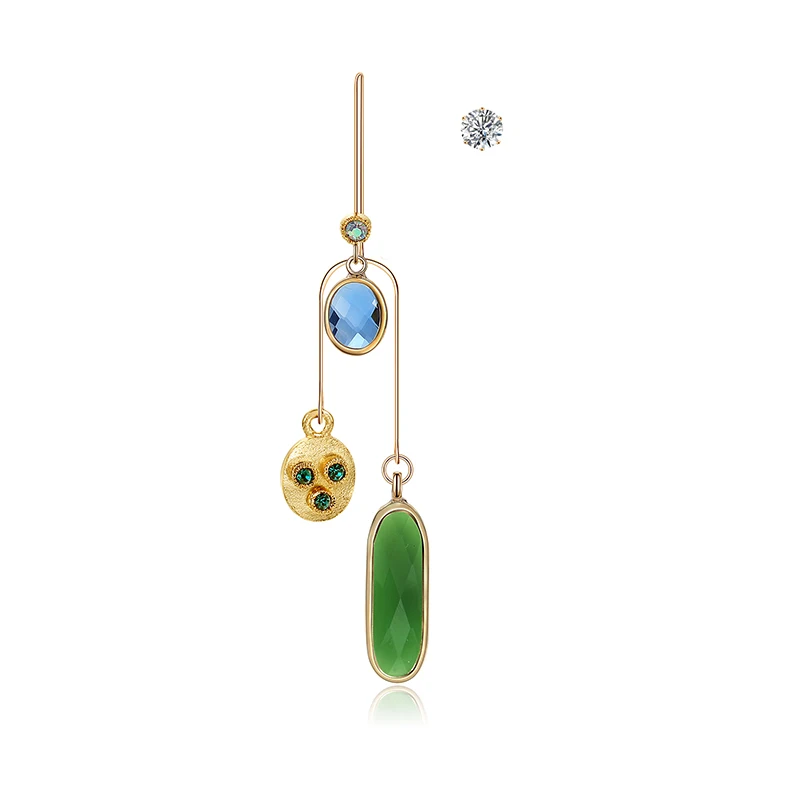 MISANANRYNE Special Design Crystal Geometric CZ Dangle Earrings for Women Lady Fashion Beautiful Green Opal Drop Earring Jewelry
MISANANRYNE Special Design Crystal Geometric CZ Dangle Earrings for Women Lady Fashion Beautiful Green Opal Drop Earring Jewelry