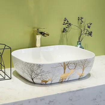 Oval shape Europe style chinese washbasin sink Jingdezhen Art Counter Top ceramic bathroom sink ceramic sink
Oval shape Europe style chinese washbasin sink Jingdezhen Art Counter Top ceramic bathroom sink ceramic sink