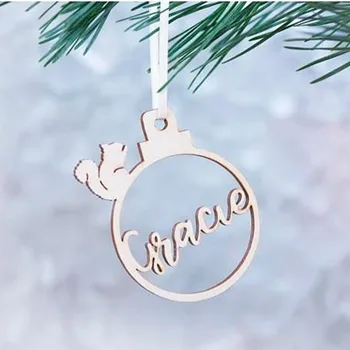 10pcs Personalised Custom Wooden Squirrel Name Christmas Bauble Decoration Gift Tags Crafts Wedding Party Hanging Deco
10pcs Personalised Custom Wooden Squirrel Name Christmas Bauble Decoration Gift Tags Crafts Wedding Party Hanging Deco
