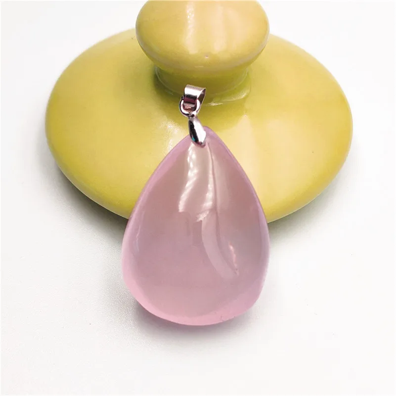 Rose Quartz Pendant Clear Mozambique (1)