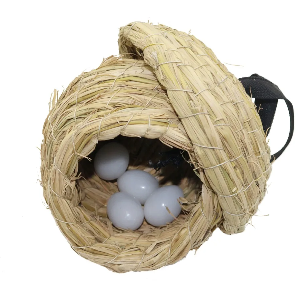 Handwoven Straw Bird Nest Parrot Hatching Breeding Grass Cave Garden Supply Grass Birds House Humming Bird Nest for Lawn Home
Handwoven Straw Bird Nest Parrot Hatching Breeding Grass Cave Garden Supply Grass Birds House Humming Bird Nest for Lawn Home