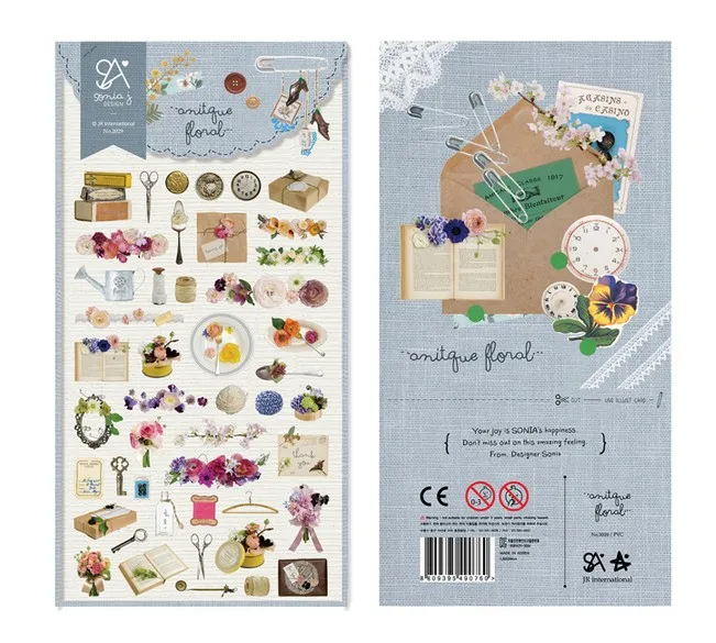1 PCS Vintage Flower Korean Sonia Stickers Cellphone Decal Diary Calendar Decorative Sticker Flakes 2029
1 PCS Vintage Flower Korean Sonia Stickers Cellphone Decal Diary Calendar Decorative Sticker Flakes 2029