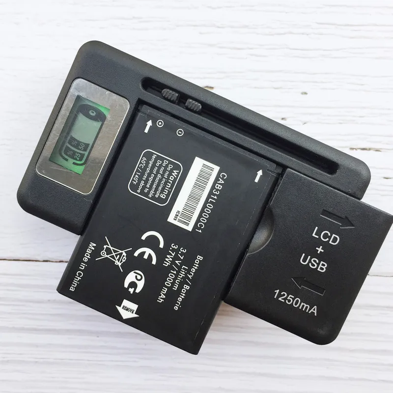 CAB31L0000C1 CAB31L0000C2 Battery 1000mAh For Alcatel i808 TCL T66 A890 Batteries With LCD Desktop Charger
CAB31L0000C1 CAB31L0000C2 Battery 1000mAh For Alcatel i808 TCL T66 A890 Batteries With LCD Desktop Charger