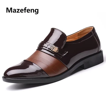 Mazefeng 2018 New Vintage Spring Autumn Men Leather Shoes Round Toe Business Men Dress Shoes Wear-resisting Male Shoes Slip-on
Mazefeng 2018 New Vintage Spring Autumn Men Leather Shoes Round Toe Business Men Dress Shoes Wear-resisting Male Shoes Slip-on
