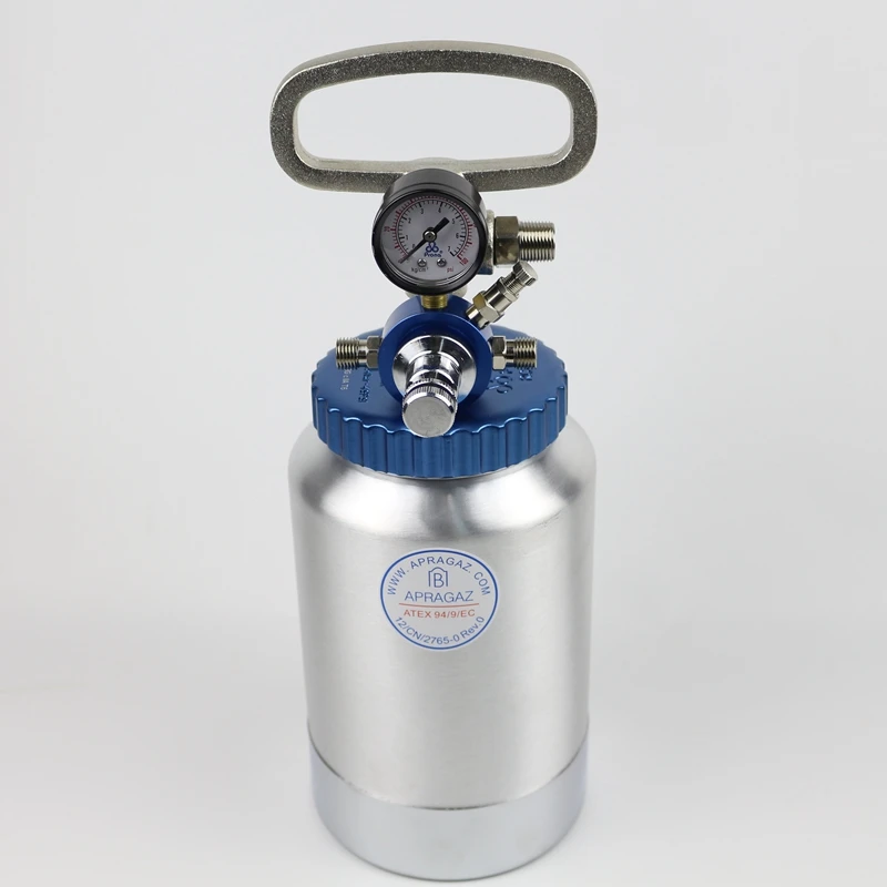 3/8 Spray Gun Paint Tank RC-2E 2L Pneumatic Pressure Tank Power Tool Accessories Spray Paint 2000ML with Pressure Gauge Aluminum
3/8 Spray Gun Paint Tank RC-2E 2L Pneumatic Pressure Tank Power Tool Accessories Spray Paint 2000ML with Pressure Gauge Aluminum