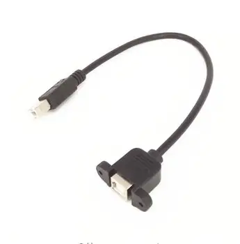 Cable CY 50cm USB 2.0 B Type Male to Female Printer Scanner Hard Disk Extension Cable with Screws for Panel Mount
Cable CY 50cm USB 2.0 B Type Male to Female Printer Scanner Hard Disk Extension Cable with Screws for Panel Mount