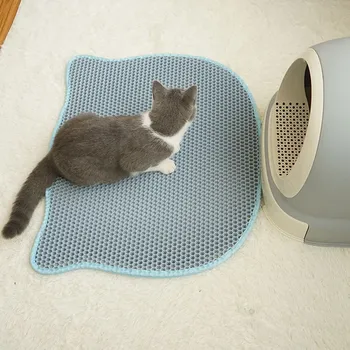 Pet Cat Litter Mat Environmental protection EVA Double Bear Head Cat littr Trapper mat Easy to Clean Scatter Control
Pet Cat Litter Mat Environmental protection EVA Double Bear Head Cat littr Trapper mat Easy to Clean Scatter Control