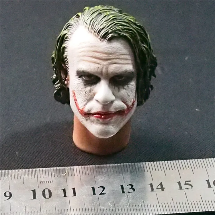 

[ESTARTEK] Batman 1/6 The Joker Head Carving Clown Heath Ledger Head Sculpt for 12" HT PH LD JIAOU DOLL Action Figure DIY