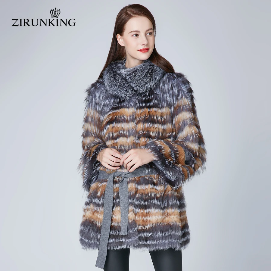 ZIEUNKING 2019 New Lady Real Fox Fur Jacket Natural Silver Fox Fur Collar Women Coat Fashion Female Fur Overcoat ZC1858
ZIEUNKING 2019 New Lady Real Fox Fur Jacket Natural Silver Fox Fur Collar Women Coat Fashion Female Fur Overcoat ZC1858