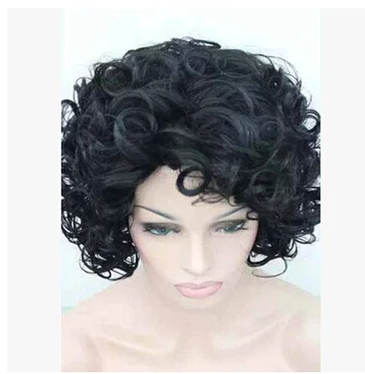 Middle-aged and old daily high temperature silk wig COS anime handsome black short hair fleeciness rock fan wigs Middle-aged and old daily high temperature silk wig COS anime handsome black short hair fleeciness rock fan wigs<br><br>Aliexpress