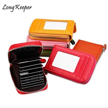 11 Colors New Design Women's Leather Mini ID Credit Card Men Holder Case Causal Card Keeper Organizer Purse with Photo Pockets 3
11 Colors New Design Women's Leather Mini ID Credit Card Men Holder Case Causal Card Keeper Organizer Purse with Photo Pockets 3