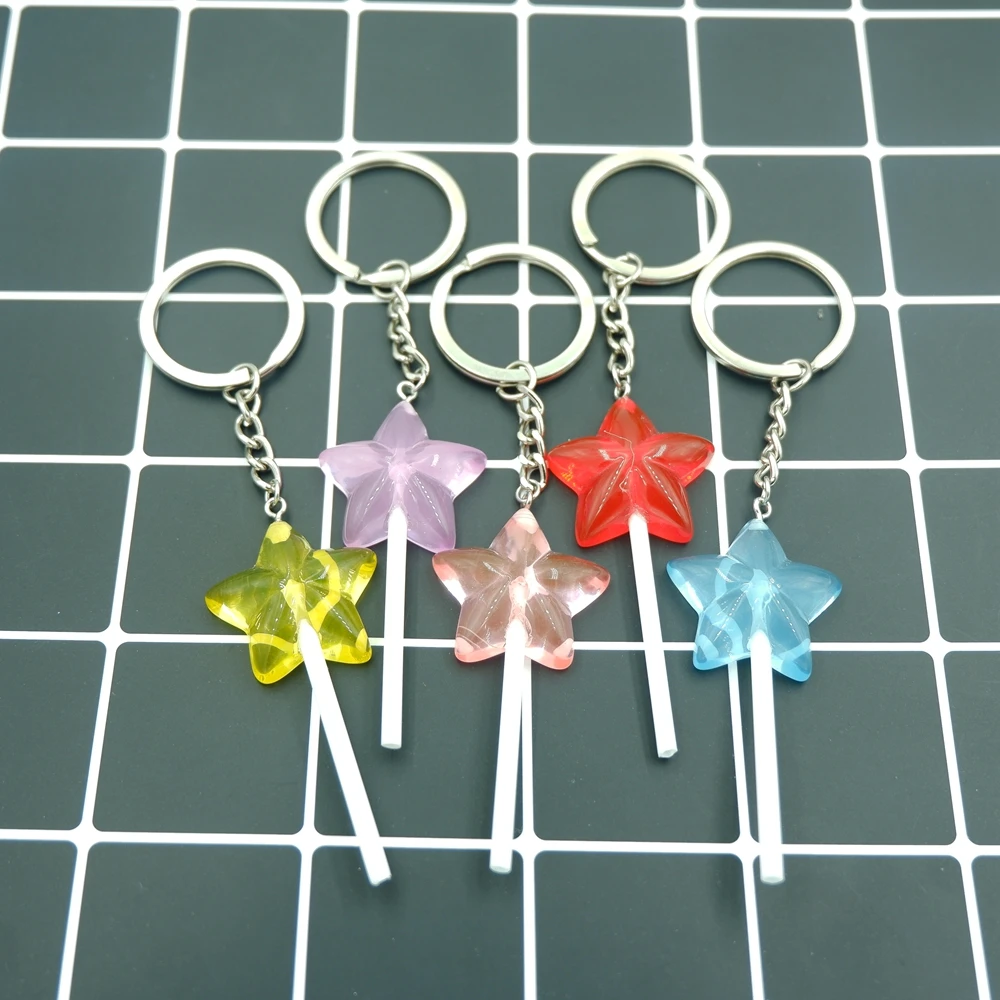 Cute Star Keychain Key Chain Gifts for Women Llaveros Mujer Car Bag Accessories Keyring
Cute Star Keychain Key Chain Gifts for Women Llaveros Mujer Car Bag Accessories Keyring