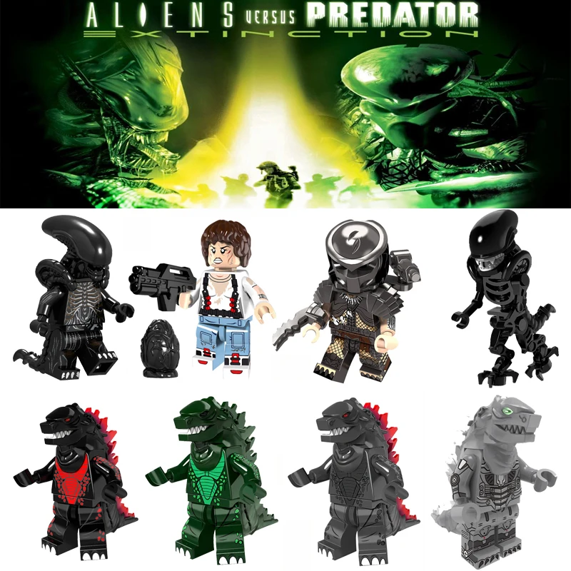 Legoing Alien Predator Movie Figures Legoing Toy Story Horror Series Voltron Beast Model Building Blocks Bricks Toys for child
Legoing Alien Predator Movie Figures Legoing Toy Story Horror Series Voltron Beast Model Building Blocks Bricks Toys for child
