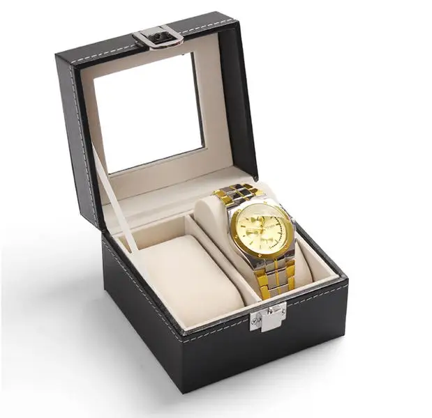High Quality Leatherette Watch Box Two Watch Storage Case Travel Jewelry Packaging Bins Portable
High Quality Leatherette Watch Box Two Watch Storage Case Travel Jewelry Packaging Bins Portable