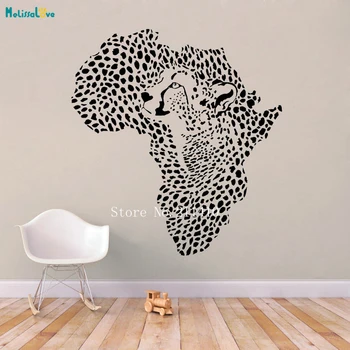 Leopard Pattern African Map Decals Cheetah Decals Artistic Home Decoration Bedroom Self-adhesive Nursery Stickers Murals YT752
Leopard Pattern African Map Decals Cheetah Decals Artistic Home Decoration Bedroom Self-adhesive Nursery Stickers Murals YT752