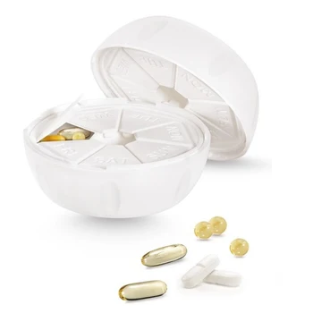 Pill Box Mini Round 7 Day 14 Grid Portable Travel Storage Medicine Tablet Dispenser Pill Organizer Container Weekly Storage Case
Pill Box Mini Round 7 Day 14 Grid Portable Travel Storage Medicine Tablet Dispenser Pill Organizer Container Weekly Storage Case
