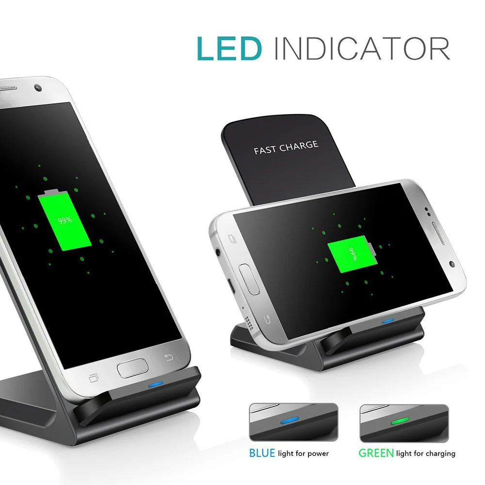 Wireless Charger for Samsung Galaxy S8 S8 Plus S7 Edge S6 Note 8 Fast Charger Wireless Charging Qi for iPhone X 8 Plus
Wireless Charger for Samsung Galaxy S8 S8 Plus S7 Edge S6 Note 8 Fast Charger Wireless Charging Qi for iPhone X 8 Plus