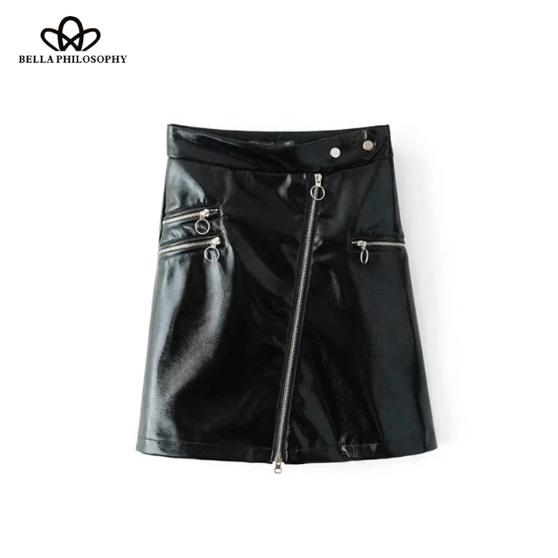 Bella Philosophy 2018 Autumn Fake Fur Black Mini Skirt Women High Waist Zipper A-line Skirt Ladies Casual High Street Skirt
Bella Philosophy 2018 Autumn Fake Fur Black Mini Skirt Women High Waist Zipper A-line Skirt Ladies Casual High Street Skirt
