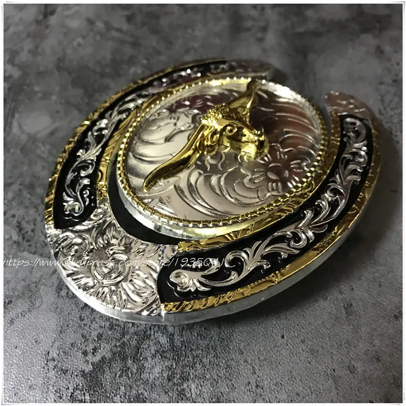 Retail New Gold Bull Head Metal Belt Buckle Men and women Cowboy Luxury Texture buckles Fit 4cm Wide Belt accessories
Retail New Gold Bull Head Metal Belt Buckle Men and women Cowboy Luxury Texture buckles Fit 4cm Wide Belt accessories