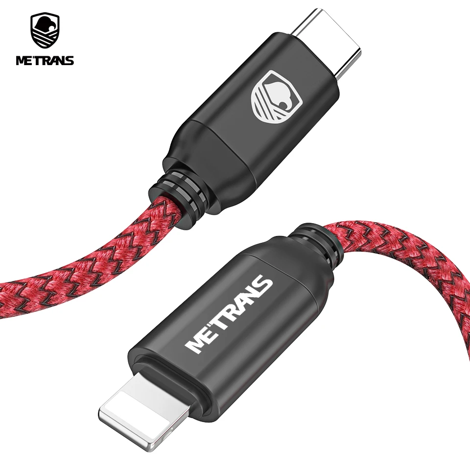 Metrans Type C to Lighting Cable for iPhone XS Max XR X 8 7 6 5 USB C Type C Charging Cable for iPhone iPad Pro Charge Wire Cord
Metrans Type C to Lighting Cable for iPhone XS Max XR X 8 7 6 5 USB C Type C Charging Cable for iPhone iPad Pro Charge Wire Cord