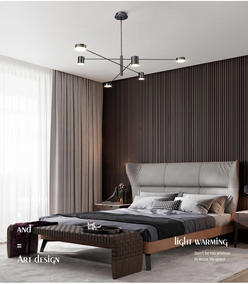 LukLoy Modern Chandelier Suspension Lighting Fixture Living Room Ceiling Hang Lamps Hanglamp Kitchen Branch Pendant Lamps Lights (17)