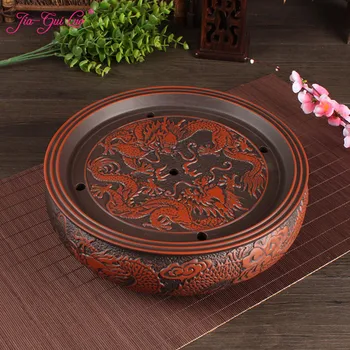 JIA-GUI LUO Chinese Tea Set Purple Clay Dragon Style Tea Tray Room Decoration Kitchen Accessories Thanksgiving F010
JIA-GUI LUO Chinese Tea Set Purple Clay Dragon Style Tea Tray Room Decoration Kitchen Accessories Thanksgiving F010