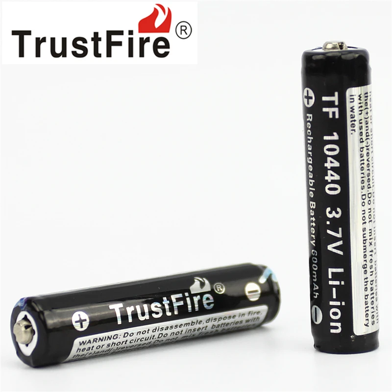 2 шт./лот TrustFire 10440 3,7 V 600mAh литиевая аккумуляторная батарея с PCB защитой дайвер доска для игрушек фары
2 шт./лот TrustFire 10440 3,7 V 600mAh литиевая аккумуляторная батарея с PCB защитой дайвер доска для игрушек фары