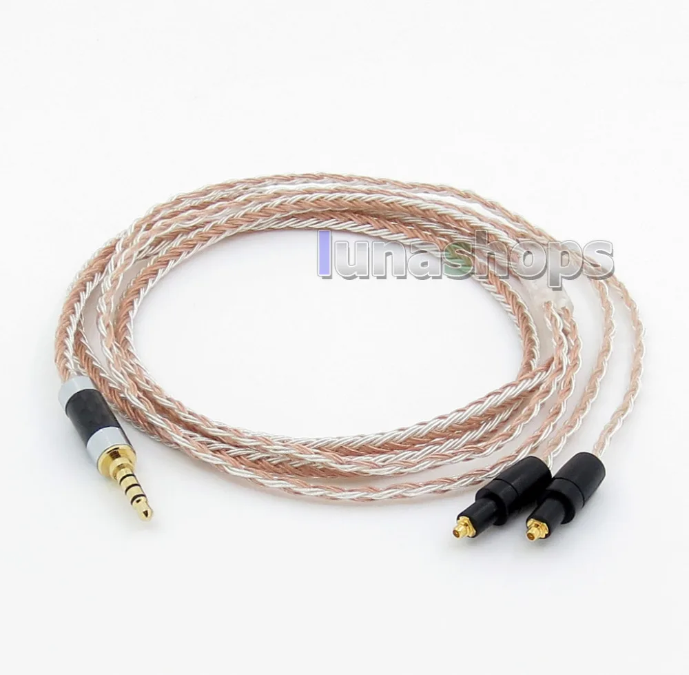 3.5mm 4pole TRRS Re-Zero Balanced 16 Core OCC Silver Mixed Earphone Cable For Shure SRH1540 SRH1840 SRH1440 LN005836
3.5mm 4pole TRRS Re-Zero Balanced 16 Core OCC Silver Mixed Earphone Cable For Shure SRH1540 SRH1840 SRH1440 LN005836