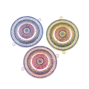 Juya DIY Colorful Crystals Classic Jewelry Components Greek Evil Eye Charms Connector Accessories For Women Men Jewelry Making
Juya DIY Colorful Crystals Classic Jewelry Components Greek Evil Eye Charms Connector Accessories For Women Men Jewelry Making