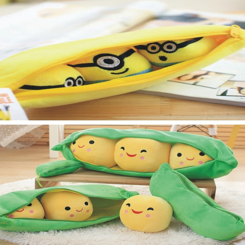 25CM Cute Kids Baby Plush Toy Pea Stuffed Plant Doll Kawaii For Children Boys Girls gift High Quality Pea-shaped Pillow Toy
25CM Cute Kids Baby Plush Toy Pea Stuffed Plant Doll Kawaii For Children Boys Girls gift High Quality Pea-shaped Pillow Toy