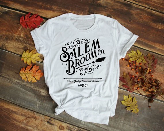 Halloween Witches Salem Graphic Tees Salem Broom Co T-Shirt Cotton Letter Slogan Tumblr Tee Grunge Trendy Vintage t shirts Tops
Halloween Witches Salem Graphic Tees Salem Broom Co T-Shirt Cotton Letter Slogan Tumblr Tee Grunge Trendy Vintage t shirts Tops