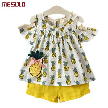 MESOLO The new summer 2019 girls pineapple strapless dress shirt + shorts two suits U2208 the doll B
MESOLO The new summer 2019 girls pineapple strapless dress shirt + shorts two suits U2208 the doll B