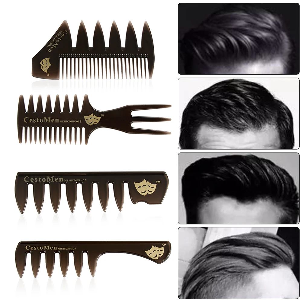 NEW! 1pc Wide Teeth Hairbrush Fork Comb Men Beard Hairdressing Brush Barber Shop Styling Tool Salon Accessory
NEW! 1pc Wide Teeth Hairbrush Fork Comb Men Beard Hairdressing Brush Barber Shop Styling Tool Salon Accessory