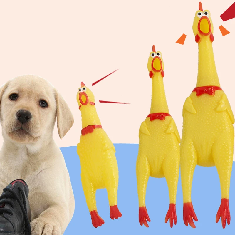 

30cm 17cm 41cm Screaming Chicken Squeeze Sound Toy Pets Toy Product Dog Toys Shrilling Decompression Tool Funny Gadgets