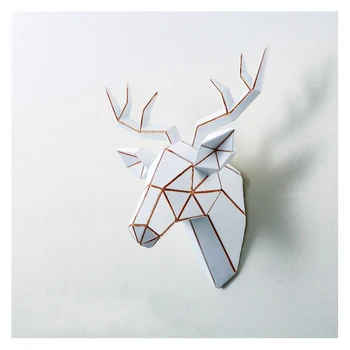 3D Modern Deer Head Sculpture Murals Home Wall Hanging Elk Statue Handmade Ornament Artwork Craft Small Size Deer Head Sculpture
3D Modern Deer Head Sculpture Murals Home Wall Hanging Elk Statue Handmade Ornament Artwork Craft Small Size Deer Head Sculpture