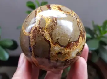 355G NATURAL Septarian Dragon Crystal Natural cracked dragon gem ball
355G NATURAL Septarian Dragon Crystal Natural cracked dragon gem ball