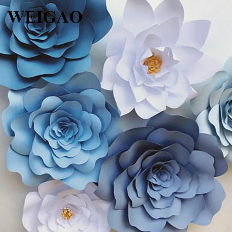 WEIGAO 2Pcs 20cm Wedding Decoration Paper Flowers DIY Birthday Party Artificial Flower Home Baby Room Backdrop Ornament Supplies
WEIGAO 2Pcs 20cm Wedding Decoration Paper Flowers DIY Birthday Party Artificial Flower Home Baby Room Backdrop Ornament Supplies