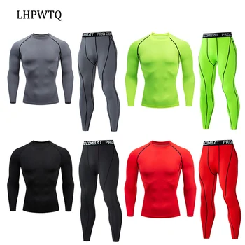 New Sports Suits Winter Men Compression Set Thermal Underwear Sets Elastic Long Johns for Men MMA Compressiom Long Sleeve Set 
New Sports Suits Winter Men Compression Set Thermal Underwear Sets Elastic Long Johns for Men MMA Compressiom Long Sleeve Set