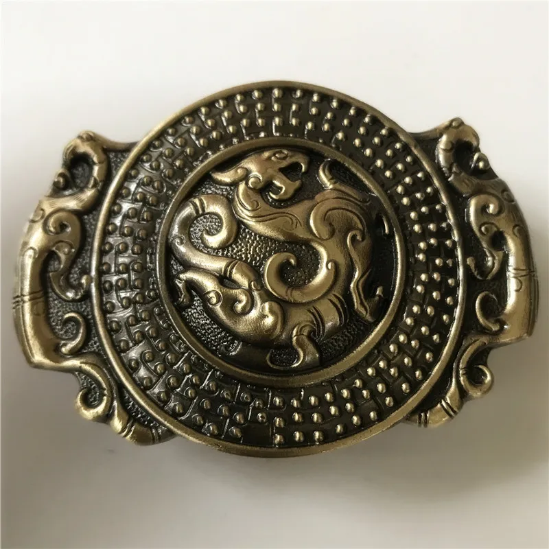 Retail New High Quality Bronze Dragon Solid Brass Men Belt Buckles With 76*51mm Metal Cowboy Belt Head For 4cm Wide Belt
Retail New High Quality Bronze Dragon Solid Brass Men Belt Buckles With 76*51mm Metal Cowboy Belt Head For 4cm Wide Belt