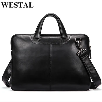 WESTAL men's bag genuine leather messenger bag men leather laptop briefcase for men computer bags men briefcases for laptop 392
WESTAL men's bag genuine leather messenger bag men leather laptop briefcase for men computer bags men briefcases for laptop 392