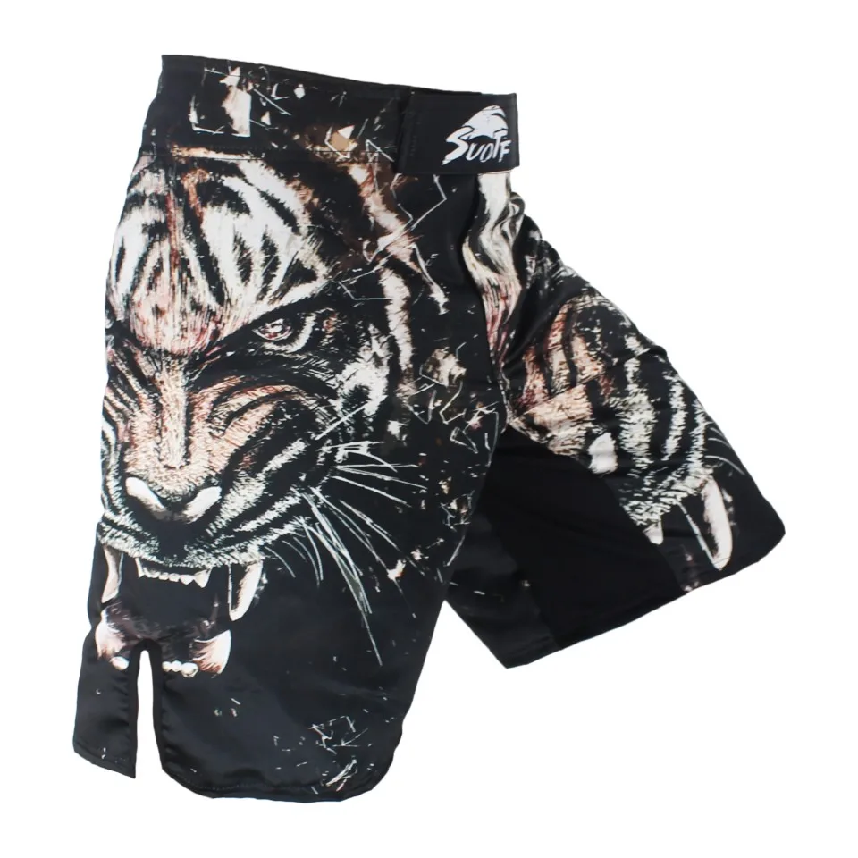 SUOTF Black Fighting Tiger Head Domineering Fitness Breathable Shorts boxing clothing Tiger Muay Thai mma shorts fight shorts
SUOTF Black Fighting Tiger Head Domineering Fitness Breathable Shorts boxing clothing Tiger Muay Thai mma shorts fight shorts