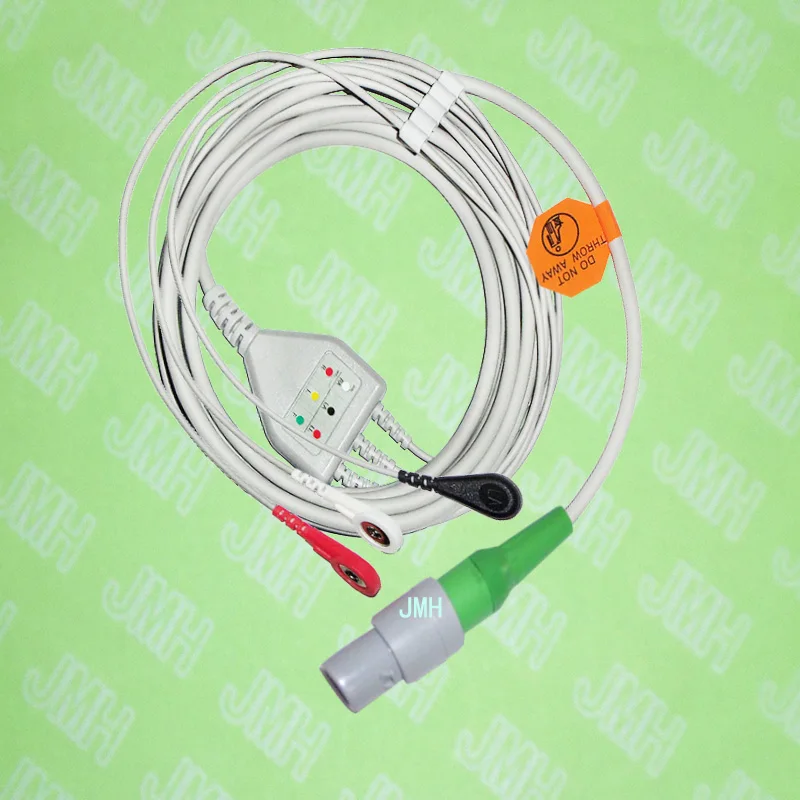 Совместим с Redel 6pin Creative PC9000,UP6000 ECG Machine цельный 3-проводной кабель и защелкивающийся провод leadwire,AHA или IEC.
Совместим с Redel 6pin Creative PC9000,UP6000 ECG Machine цельный 3-проводной кабель и защелкивающийся провод leadwire,AHA или IEC.