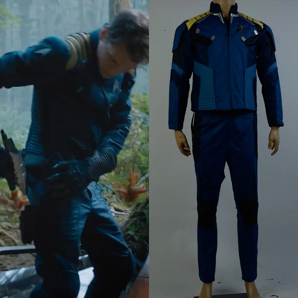 Star Trek Beyond Captain Kirk Commander Battle Uniform Cosplay Costume Halloween