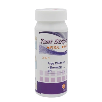50pcs/set 2-in-1 PH Test Strips Chlorine Monitoring Tester Testing Paper for Landscape Swimming Pool SPA high quantity
50pcs/set 2-in-1 PH Test Strips Chlorine Monitoring Tester Testing Paper for Landscape Swimming Pool SPA high quantity