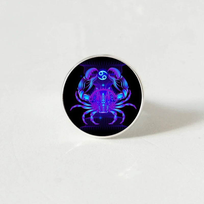 Новое кольцо с изображением Знака Доллара 12 Созвездие Leo Virgo Libra Scorpio Sagittarius S