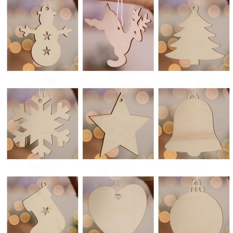 10PCS wooden Christmas decoration pendant supplies Christmas gifts home decorations Christmas tree pendant party hanging
10PCS wooden Christmas decoration pendant supplies Christmas gifts home decorations Christmas tree pendant party hanging