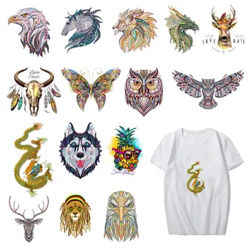 Colorful Animals Iron on Heat Transfer Patches for Kids Clothing DIY Stripes Dragon Applique T-shirt Custom Stickers Appliques
Colorful Animals Iron on Heat Transfer Patches for Kids Clothing DIY Stripes Dragon Applique T-shirt Custom Stickers Appliques
